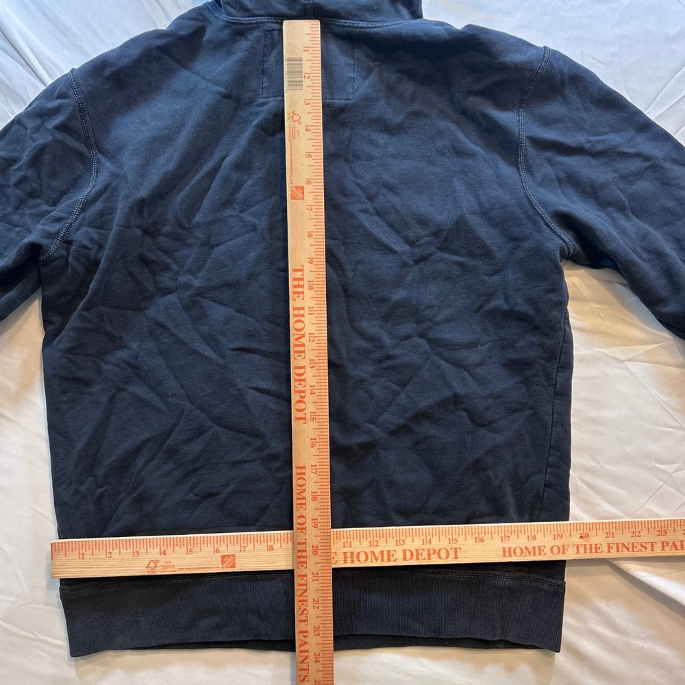 American Eagle Mens Navy Blue US Trad Graphic Athletic Fit Hoodie Small - Picture 4 of 4
